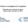 Ciencia y Tecnología en la Argentina: Diagnóstico de la situación de género (2006-2007)