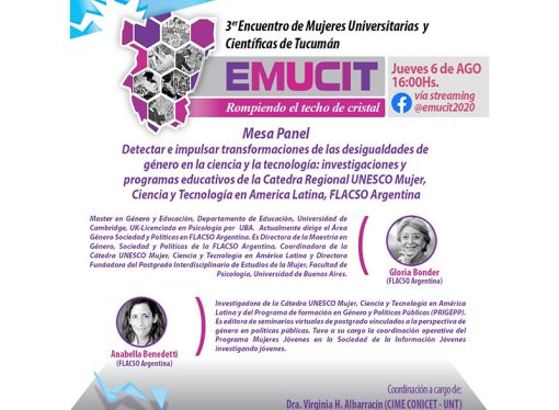 Transmisión del III Encuentro de Mujeres Universitarias y Científicas de Tucumán